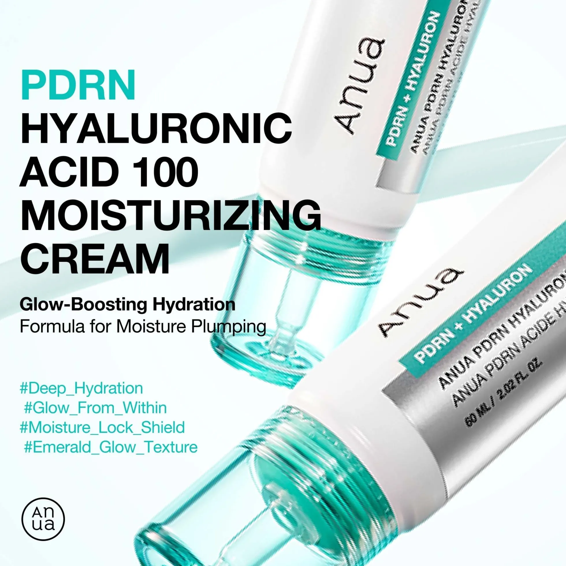 Anua PDRN Hyaluronic Acid 100 Moisturising Cream 60ml