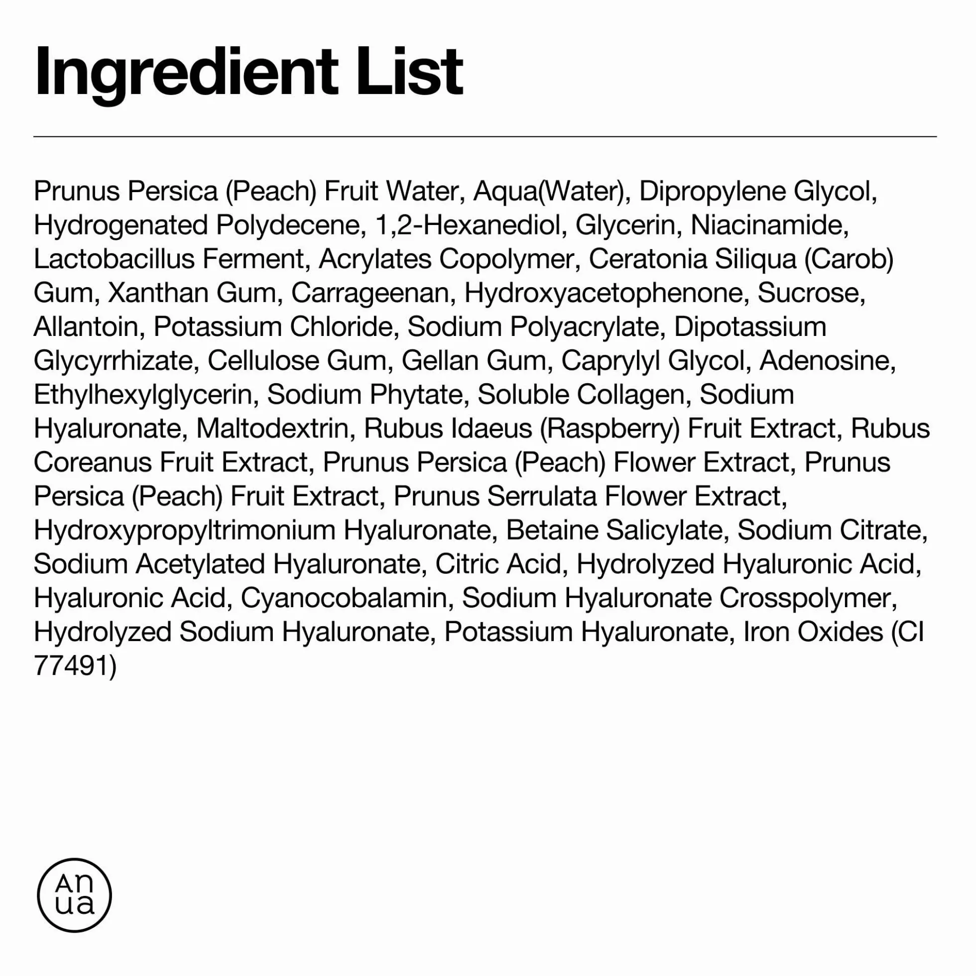 Anua Peach 70 Niacin Brightening Collagen Mask (4 Sheets) 38g