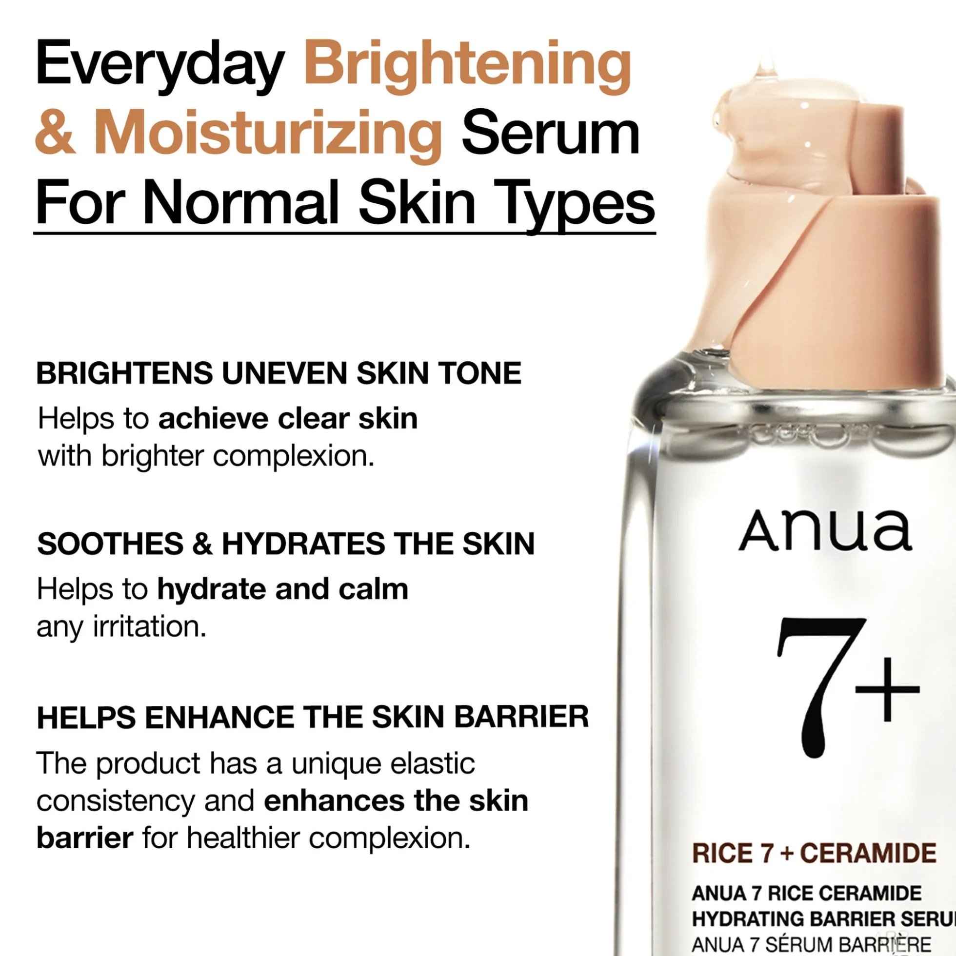 Anua 7 Rice Ceramide Hydrating Barrier Serum 50ml