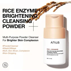 Anua Rice Enzyme Brightening Cleansing Powder 40g