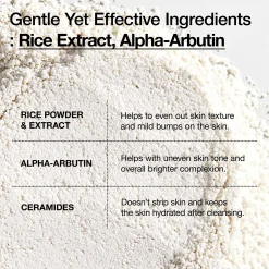 Anua Rice Enzyme Brightening Cleansing Powder 40g