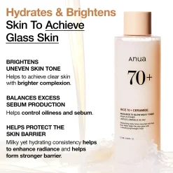 Anua Rice 70 Glow Milky Toner 250ml
