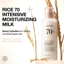 Anua Rice 70 Intensive Moisturising Milk 150ml