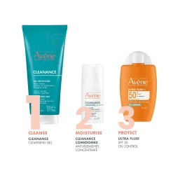 Avène Cleanance Cleansing Gel for Oily, Blemish-Prone Skin 200ml