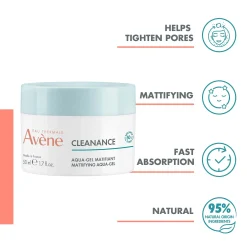 Avène Cleanance Mattifying Aqua-Gel for Oily Skin 50ml