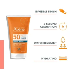 Avène Intense Protect SPF50+ Sun Cream for Very Sensitive Skin 150ml