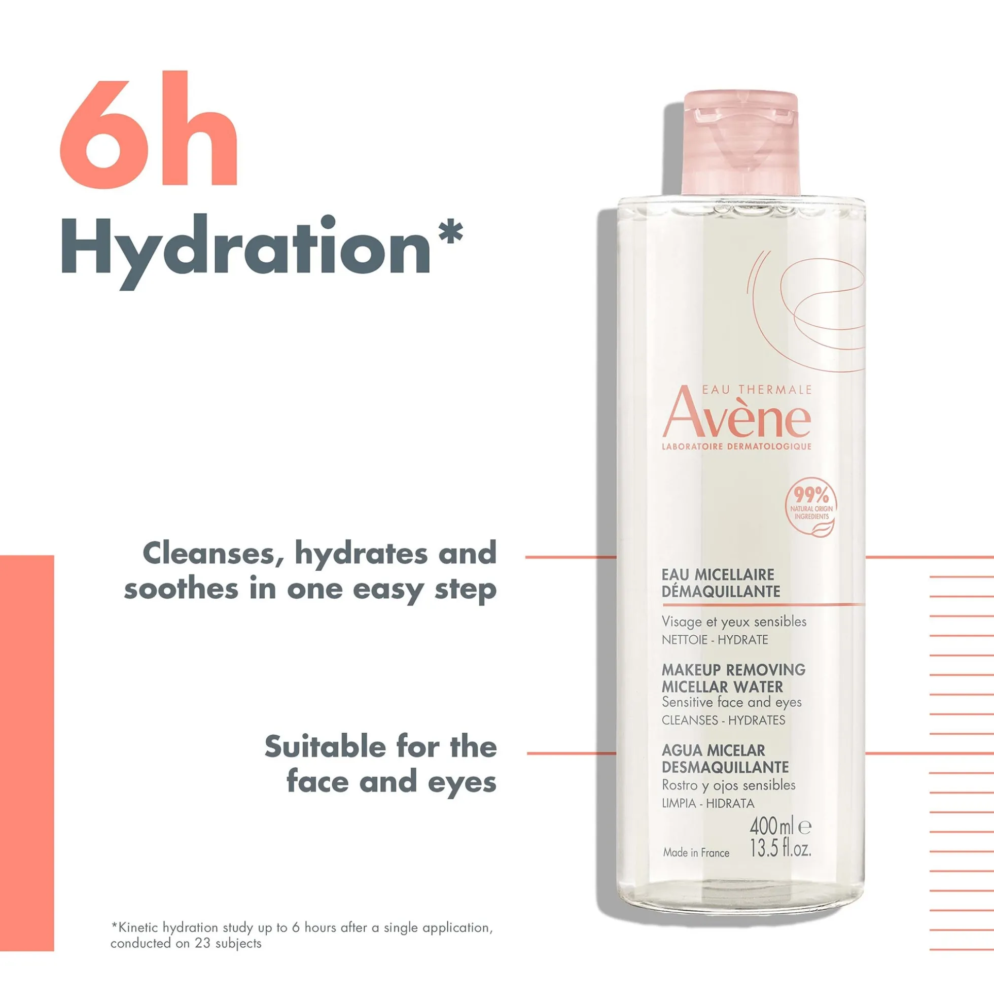 Avène Make-Up Removing Micellar Water 400ml