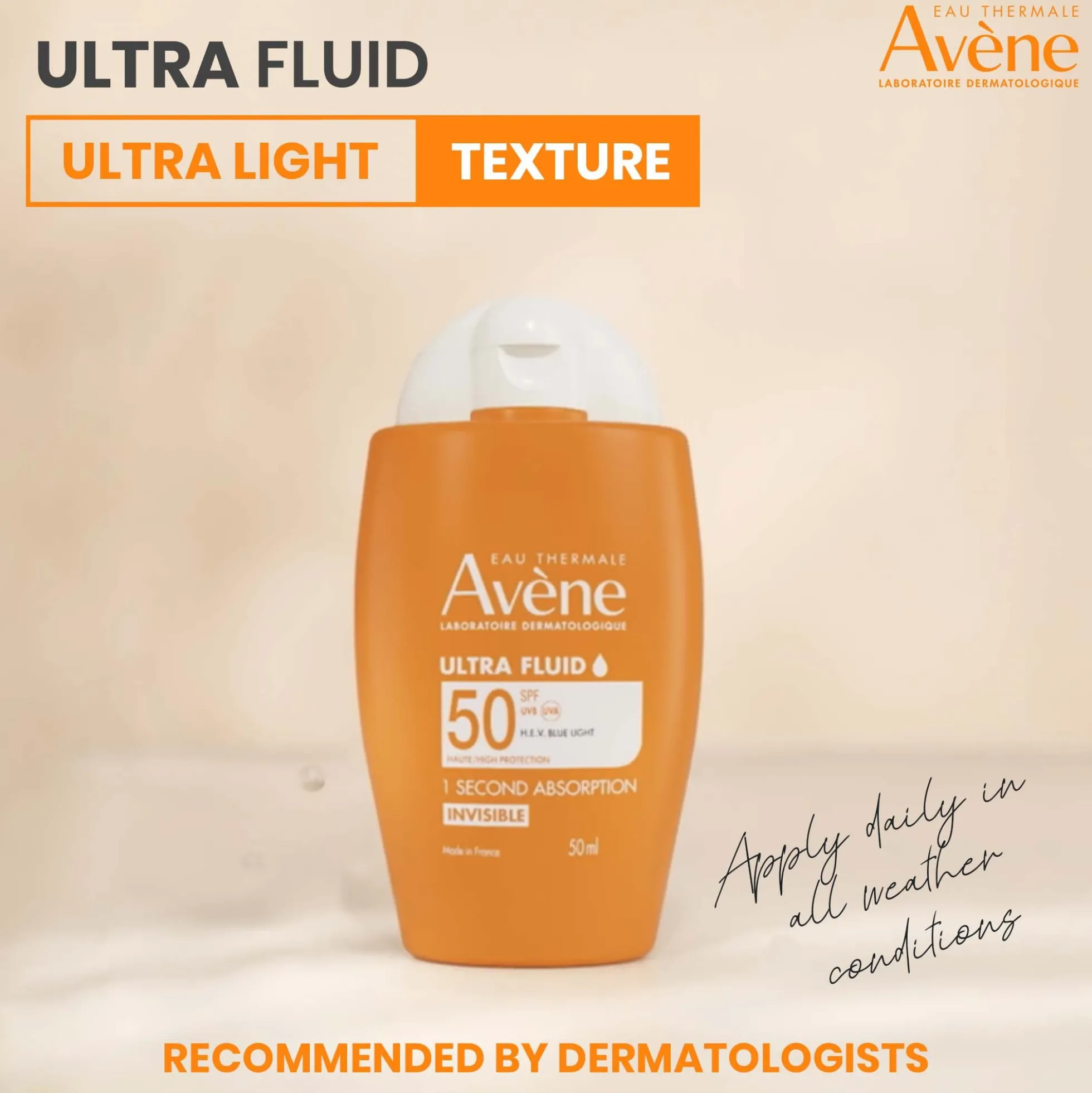 Avène Ultra Fluid Invisible SPF50 50ml