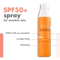 Avène Very High Protection Spray Sun Cream SPF50+ 200ml