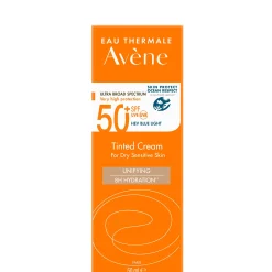 Avène Very High Protection Tinted Sun Cream SPF50+ for Dry, Sensitive Skin 50ml