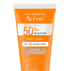 Avène Very High Protection Tinted Sun Cream SPF50+ for Dry, Sensitive Skin 50ml