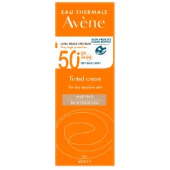 Avène Very High Protection Tinted Sun Cream SPF50+ for Dry, Sensitive Skin 50ml