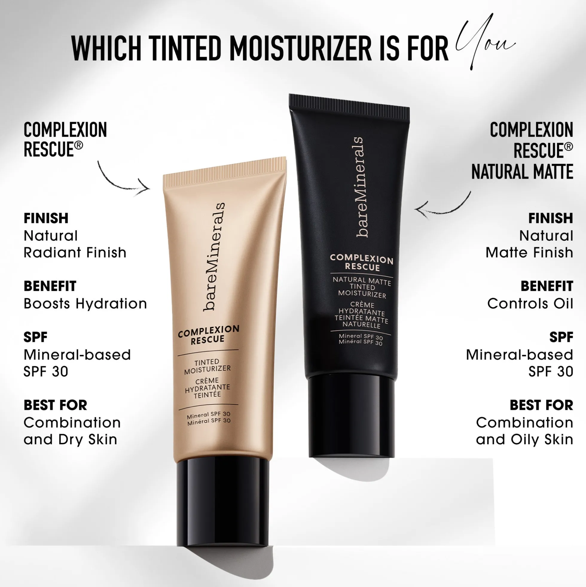 bareMinerals Complexion Rescue Tinted Moisturizer SPF30 35ml (Various Shades)