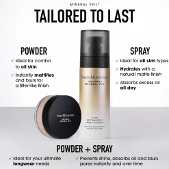 bareMinerals Original Mineral Veil 24hr Natural Matte Setting Spray 100ml