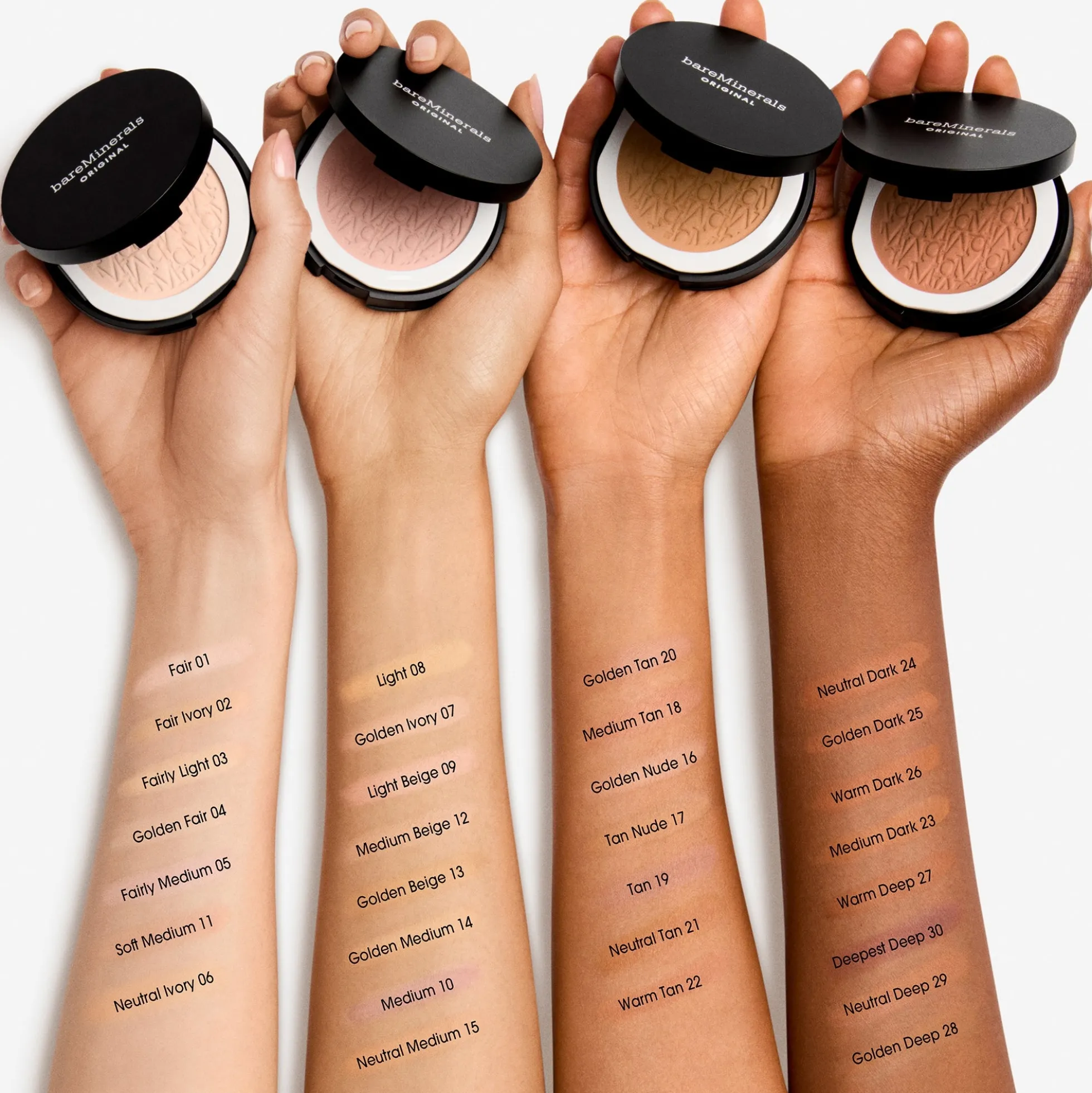 bareMinerals ORIGINAL Pressed Powder Foundation SFP15 8g (various shades)