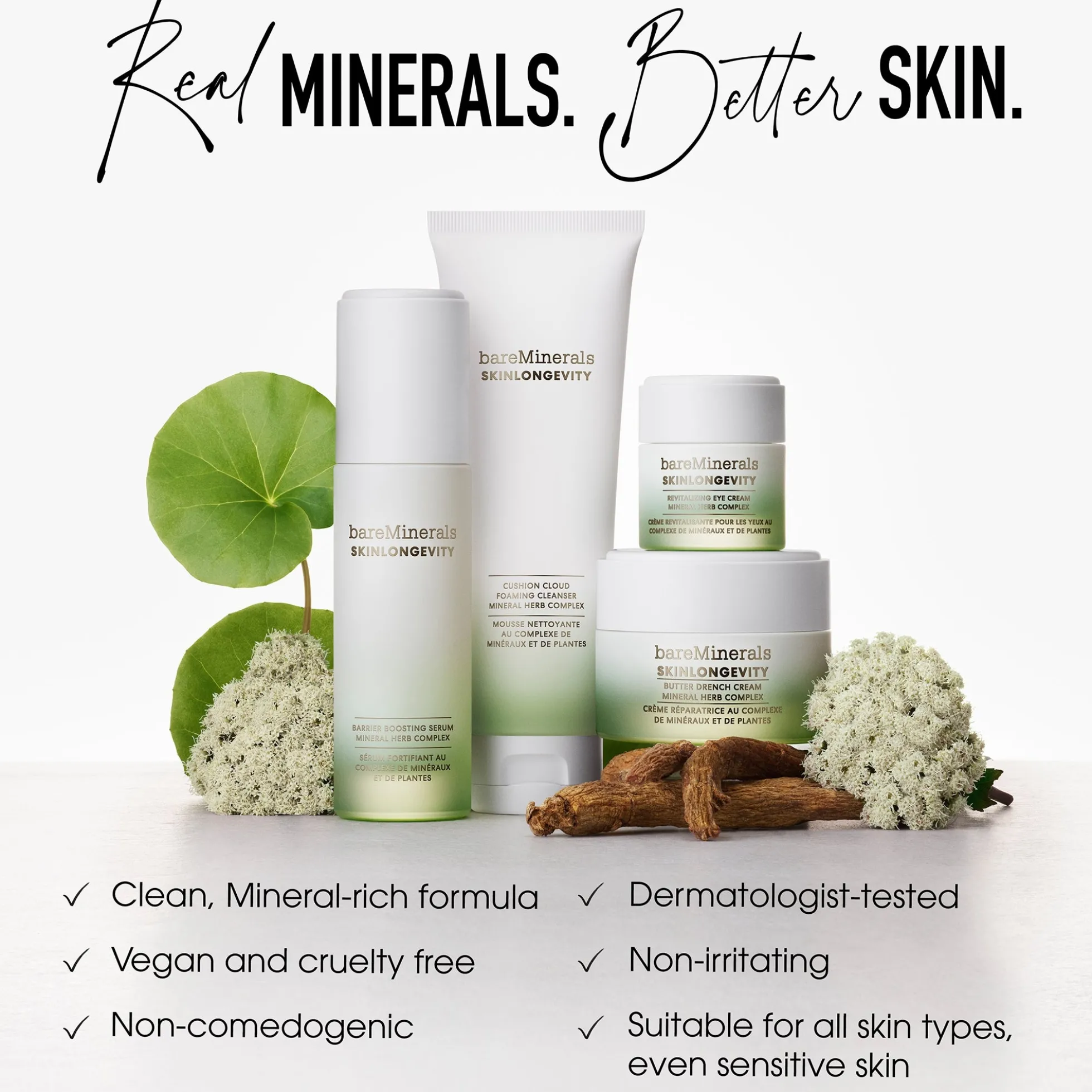 bareMinerals SKINLONGEVITY Butter Drench Cream Mineral Herb Complex 50g