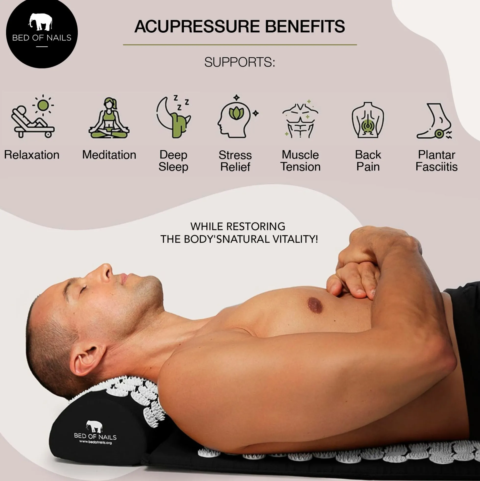 Bed of Nails Acupressure Mat