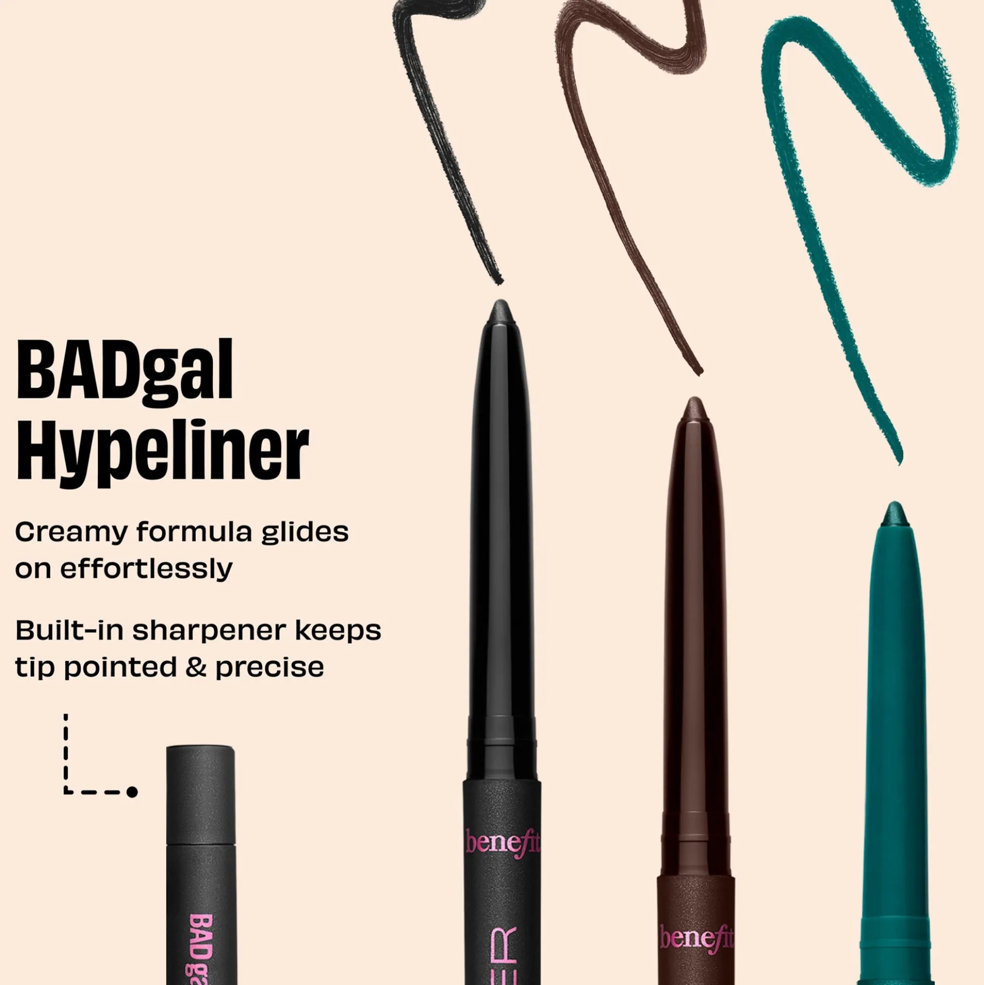 Benefit BADgal! Hypeliner Waterproof Eyeliner (Various Shades)