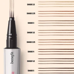 benefit Mighty Fine Brow Superfine Triple Tip Pen 0.5ml (Various Shades)