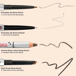 benefit Precisely My Brow Detailer 0.8mm Tip- Eyebrow Pencil (Various Shades)