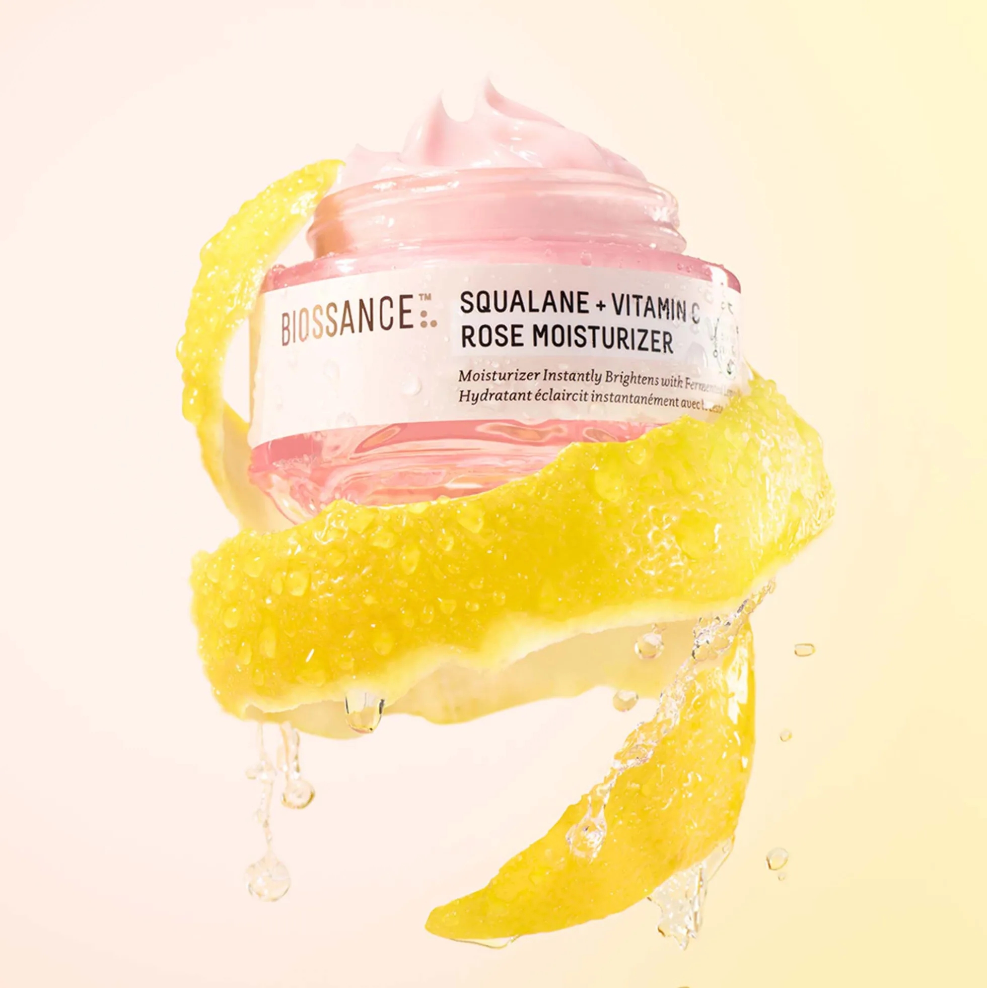 Biossance Squalane and Vitamin C Rose Moisturiser 50ml