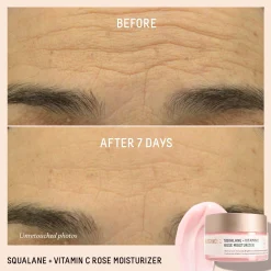 Biossance Squalane and Vitamin C Rose Moisturiser 50ml