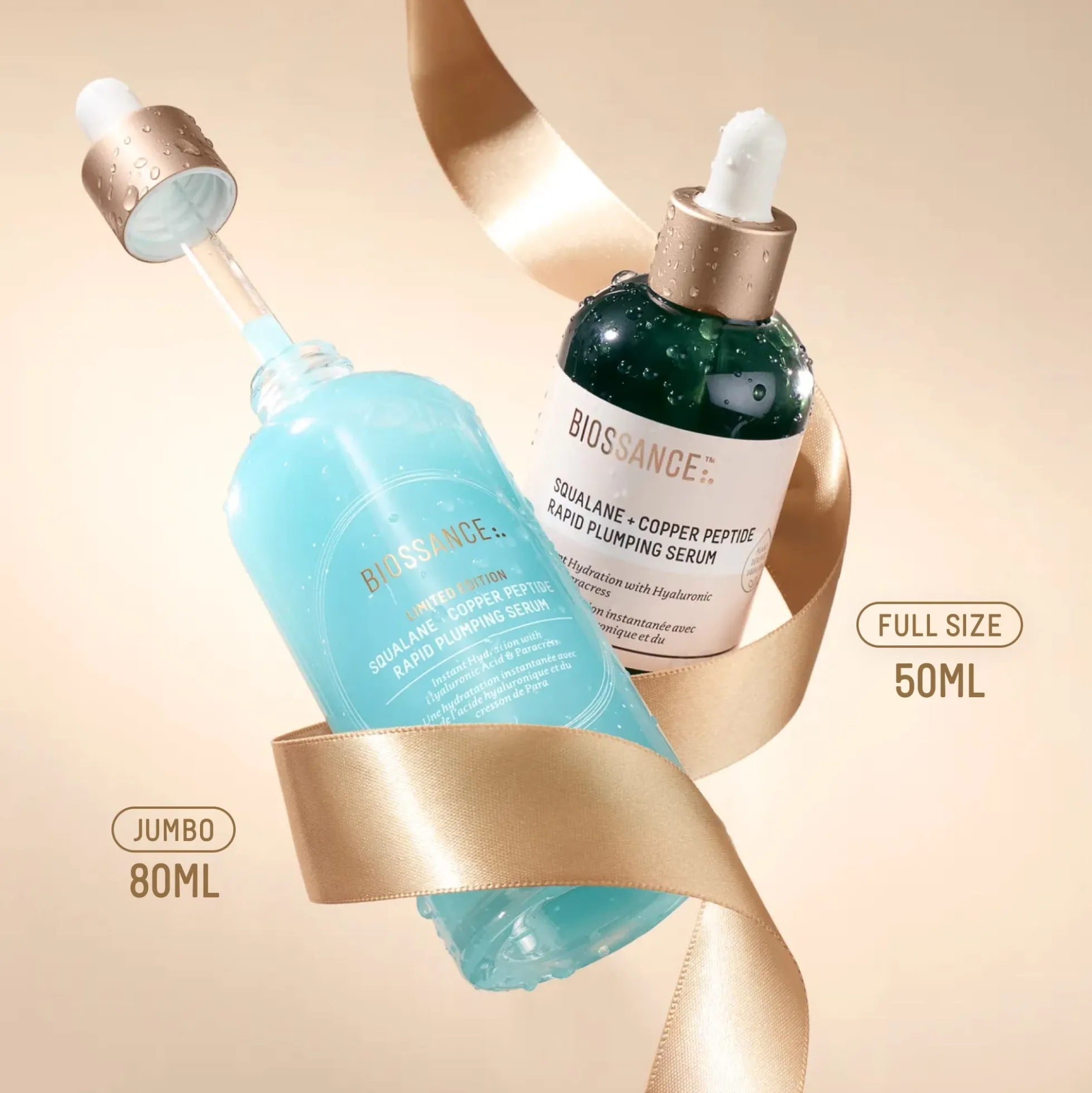 Biossance Squalane + Copper Peptide Jumbo Serum 80ml