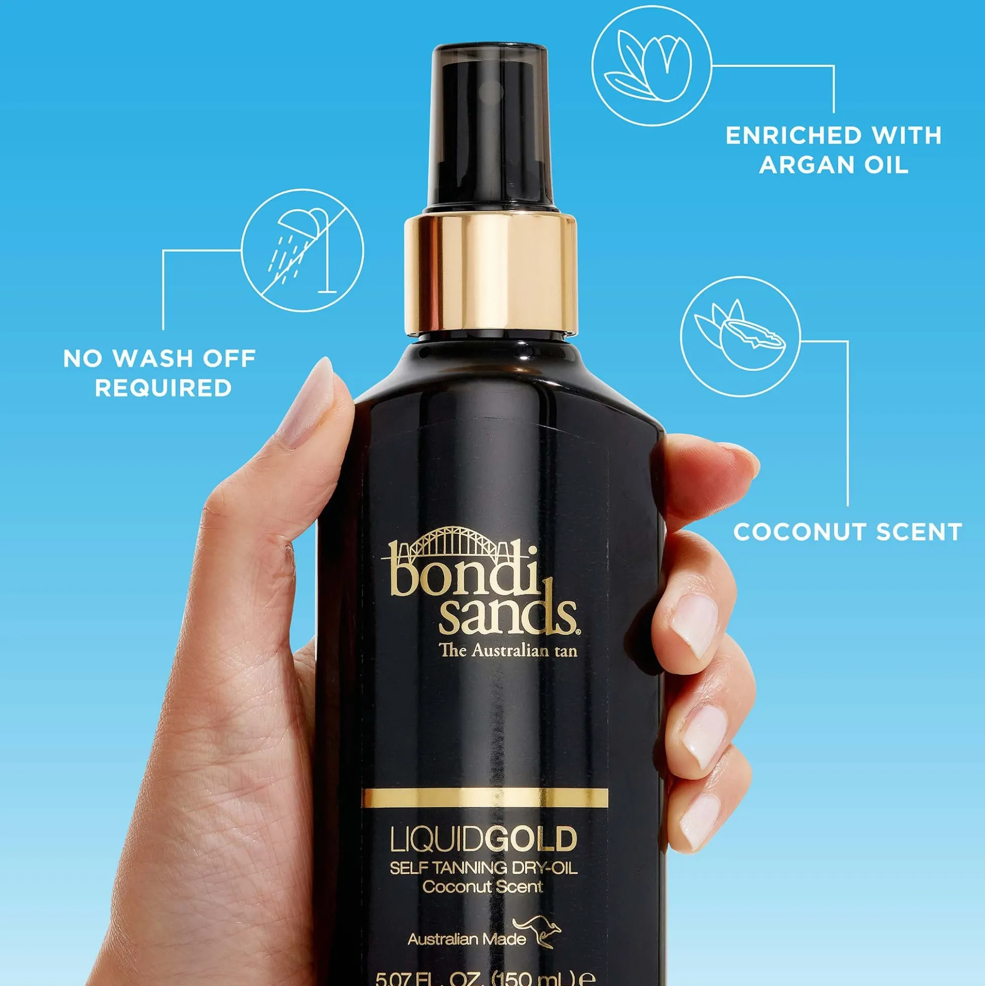 Bondi Sands Liquid Gold Self Tanning Oil 150ml