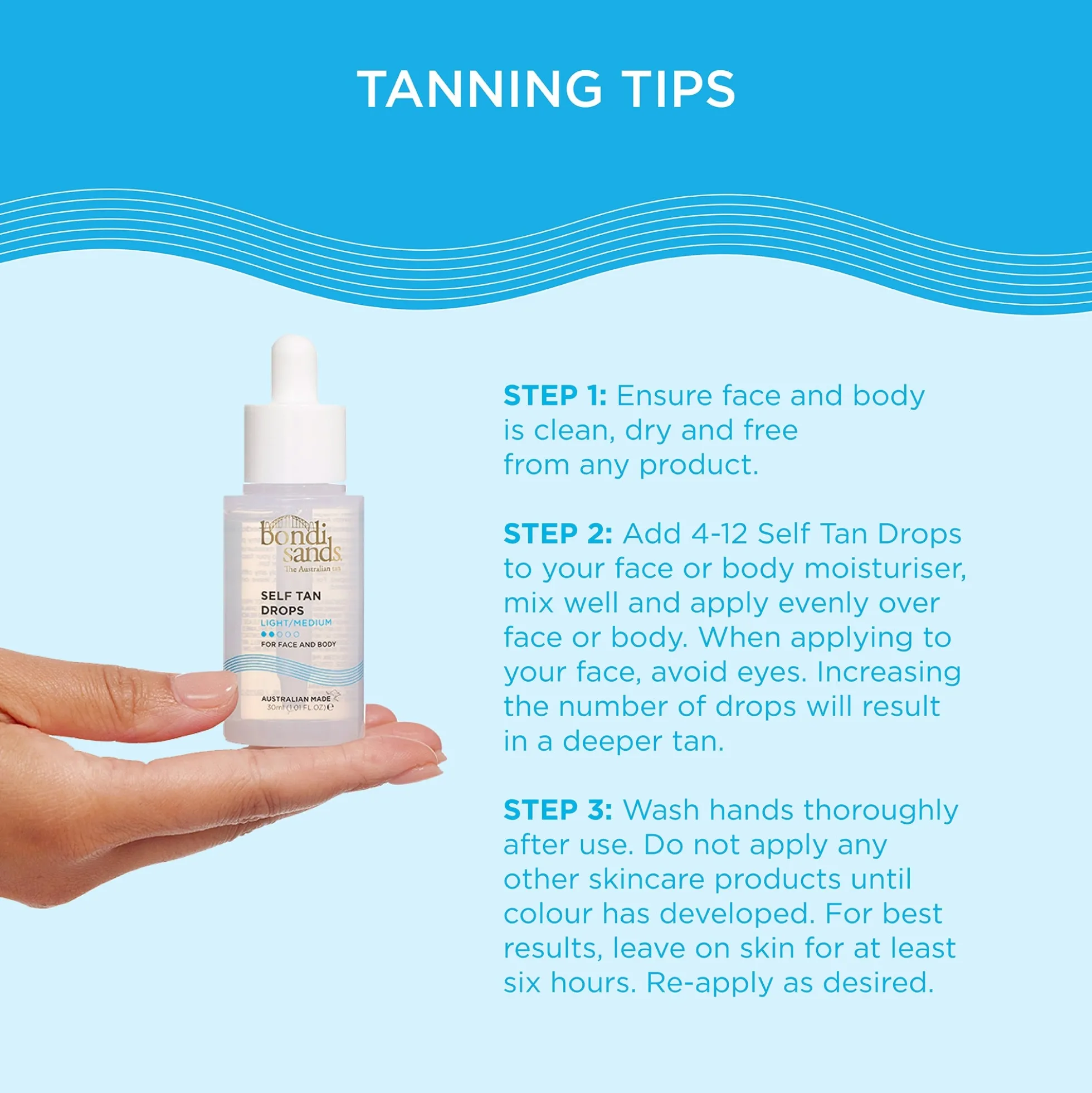 Bondi Sands Self Tan Drops - Light/Medium 30ml