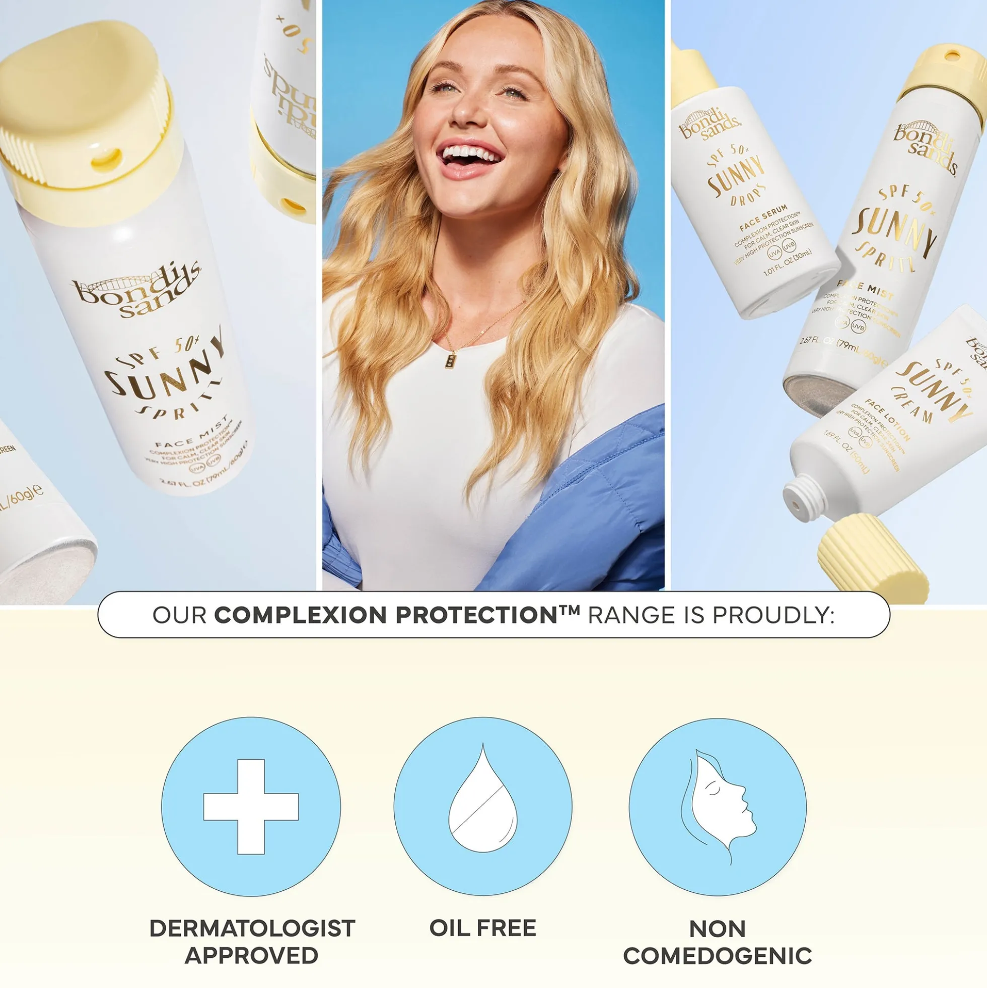 Bondi Sands Sunny SPF 50+ Face Mist 60g
