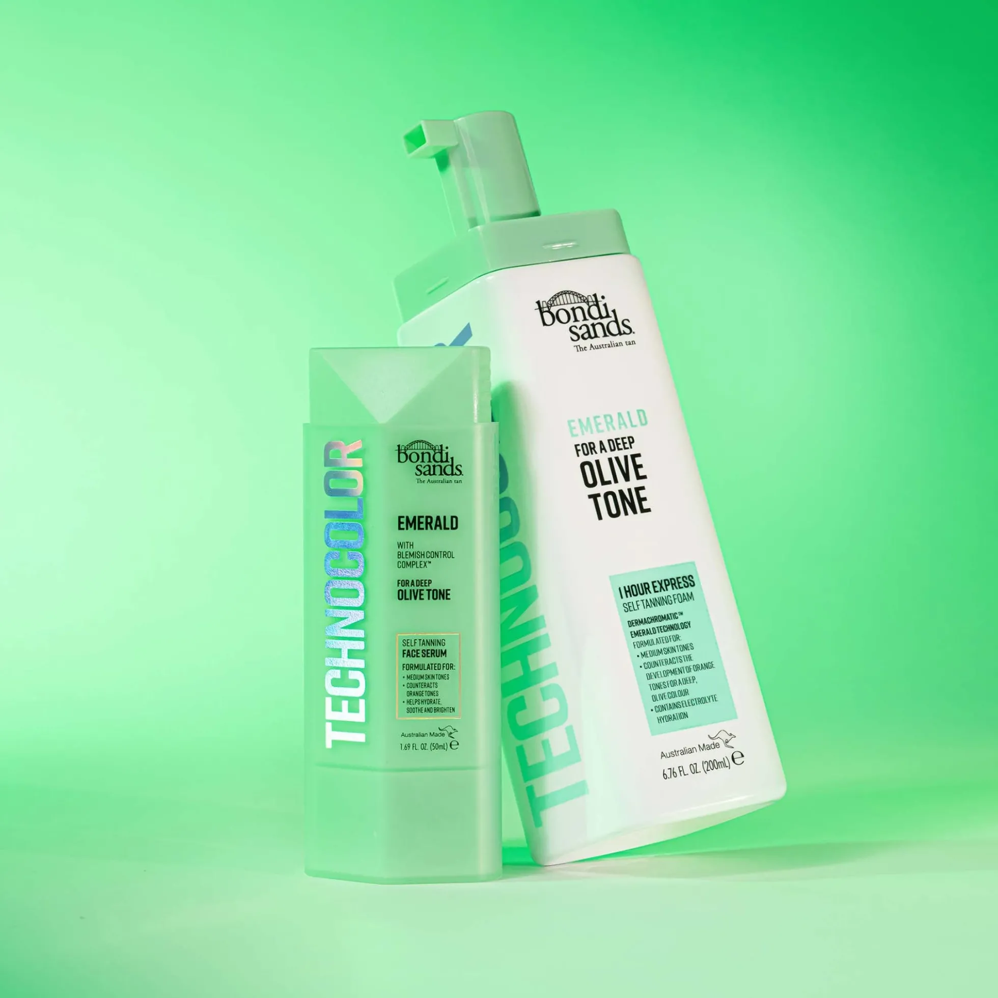 Bondi Sands Technocolor Emerald Self Tanning Face Serum 50ml