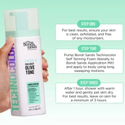 Bondi Sands Technocolor 1 Hour Express Self Tanning Foam - Emerald 200ml