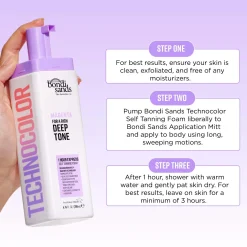 Bondi Sands Technocolor 1 Hour Express Self Tanning Foam - Magenta 200ml