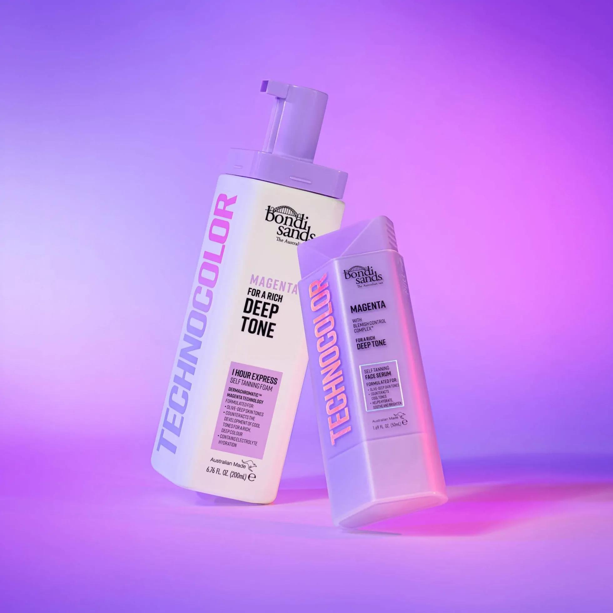 Bondi Sands Technocolor Magenta Self Tanning Face Serum 50ml