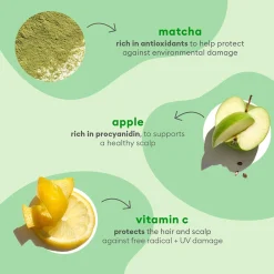 Briogeo Be Gentle, Be Kind Matcha + Apple Replenishing Superfood Shampoo 369ml