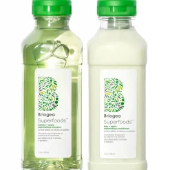 Briogeo Be Gentle Be Kind Superfood Matcha Apple Shampoo and Kale Apple Conditioner Duo