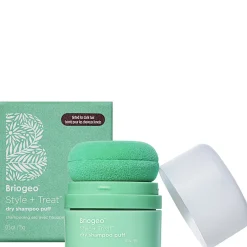 Briogeo Style + Treat Dry Shampoo Puff - Tinted for Dark Hair 15g