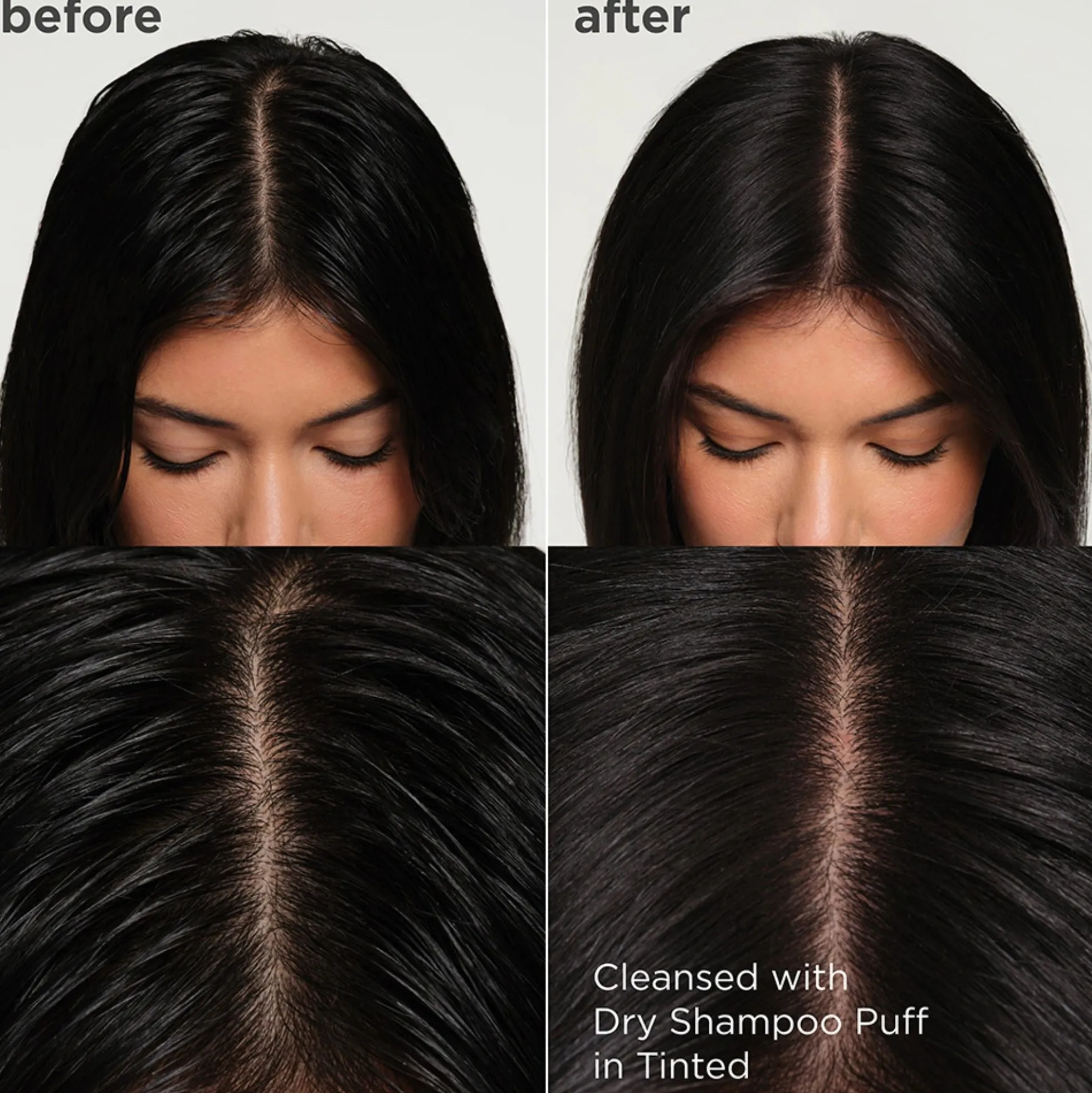 Briogeo Style + Treat Dry Shampoo Puff - Tinted for Dark Hair 15g