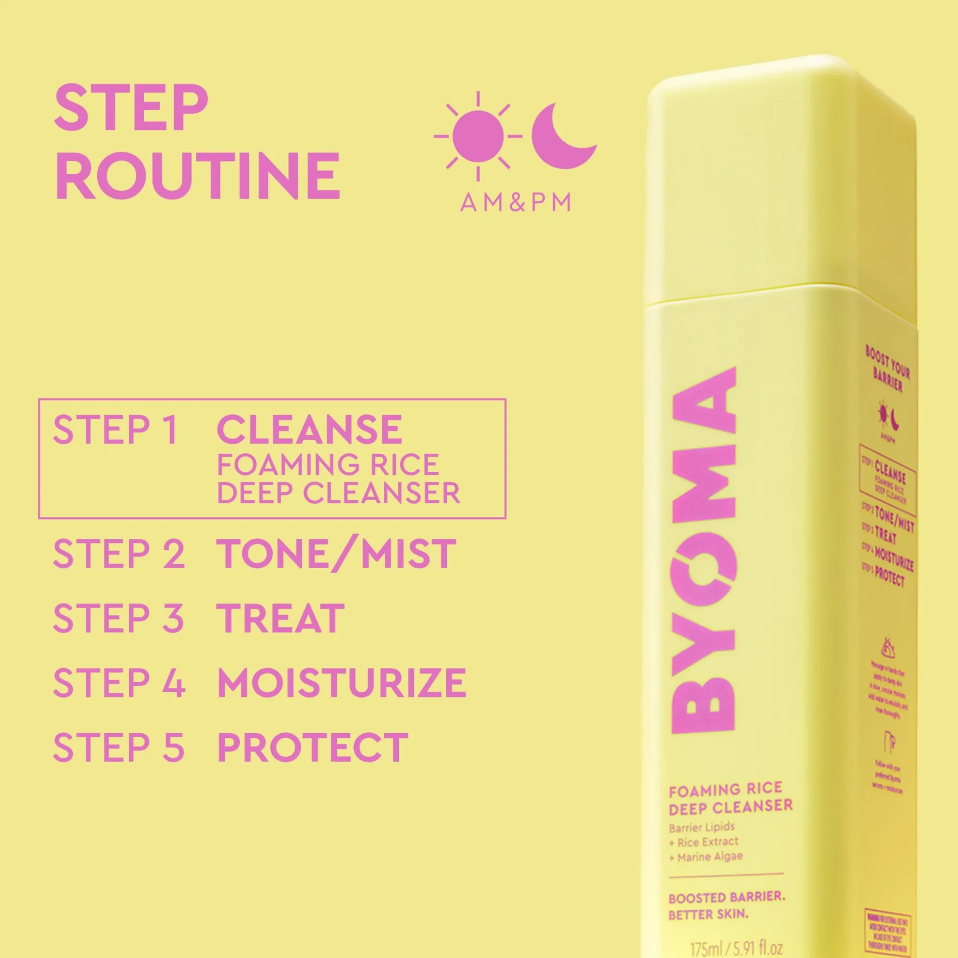 BYOMA Foaming Rice Deep Cleanser 175ml