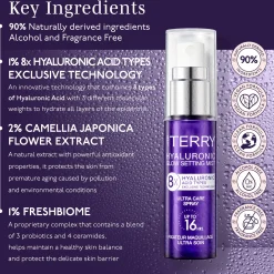 By Terry Hyaluronic Glow Setting Mist Travel-Size