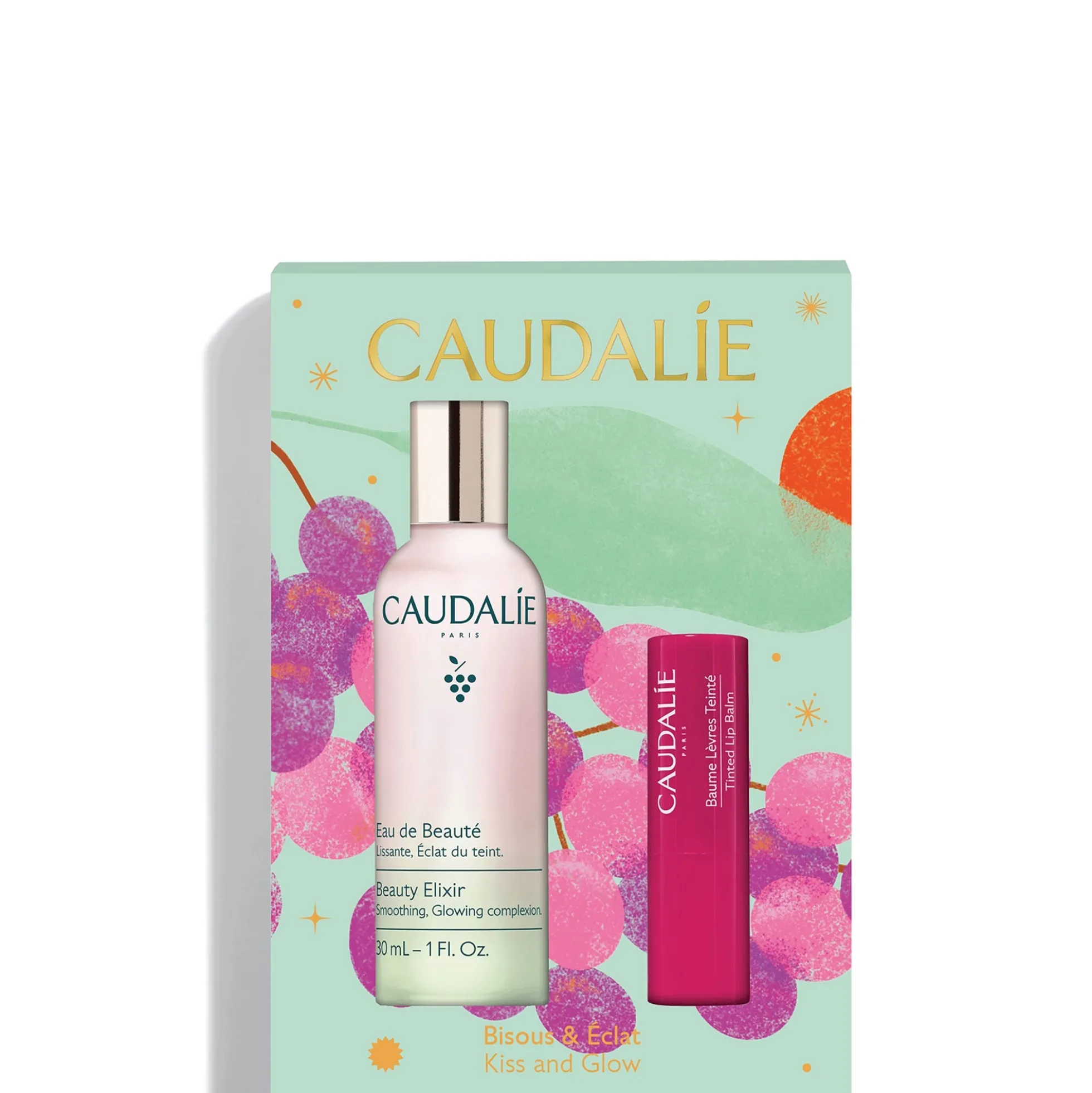 Caudalie Beauty Elixir & Tinted Lip Balm Duo (Worth 27.00)