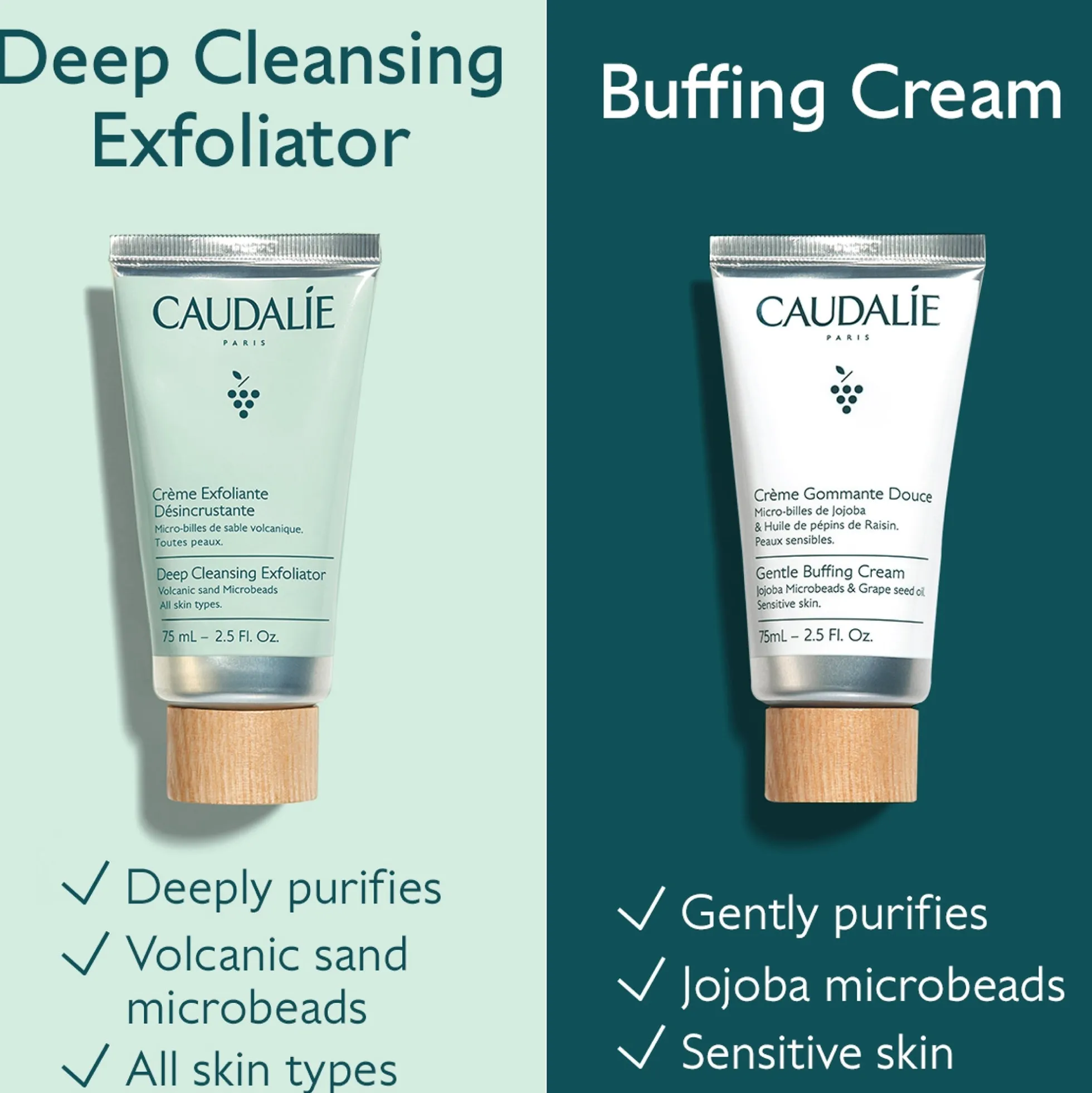 Caudalie Gentle Buffing Cream 75ml