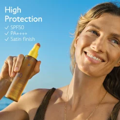 Caudalie High Protection Glow Sun Oil SPF50 for Face, Body & Hair 150ml