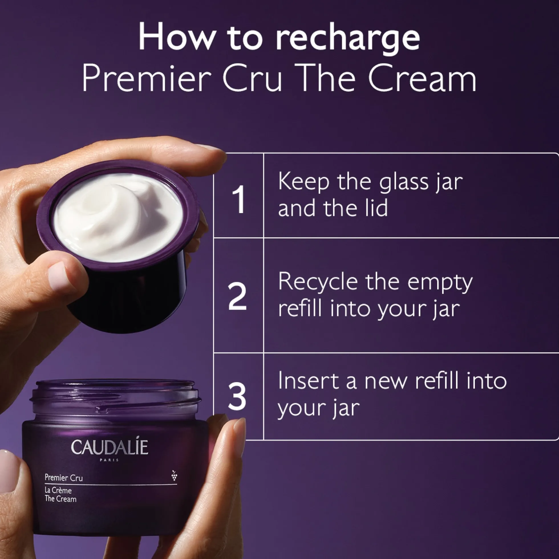 Caudalie Premier Cru Anti-Aging Cream Moisturiser Refill 50ml