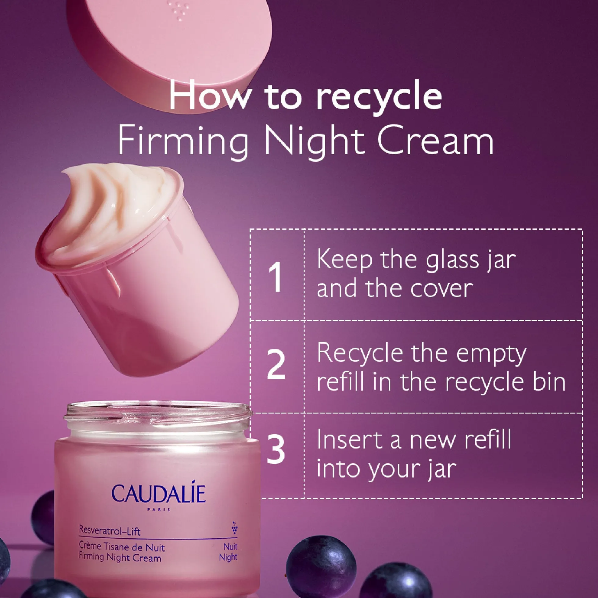 Caudalie Resveratrol-Lift Night Cream Refill 50ml
