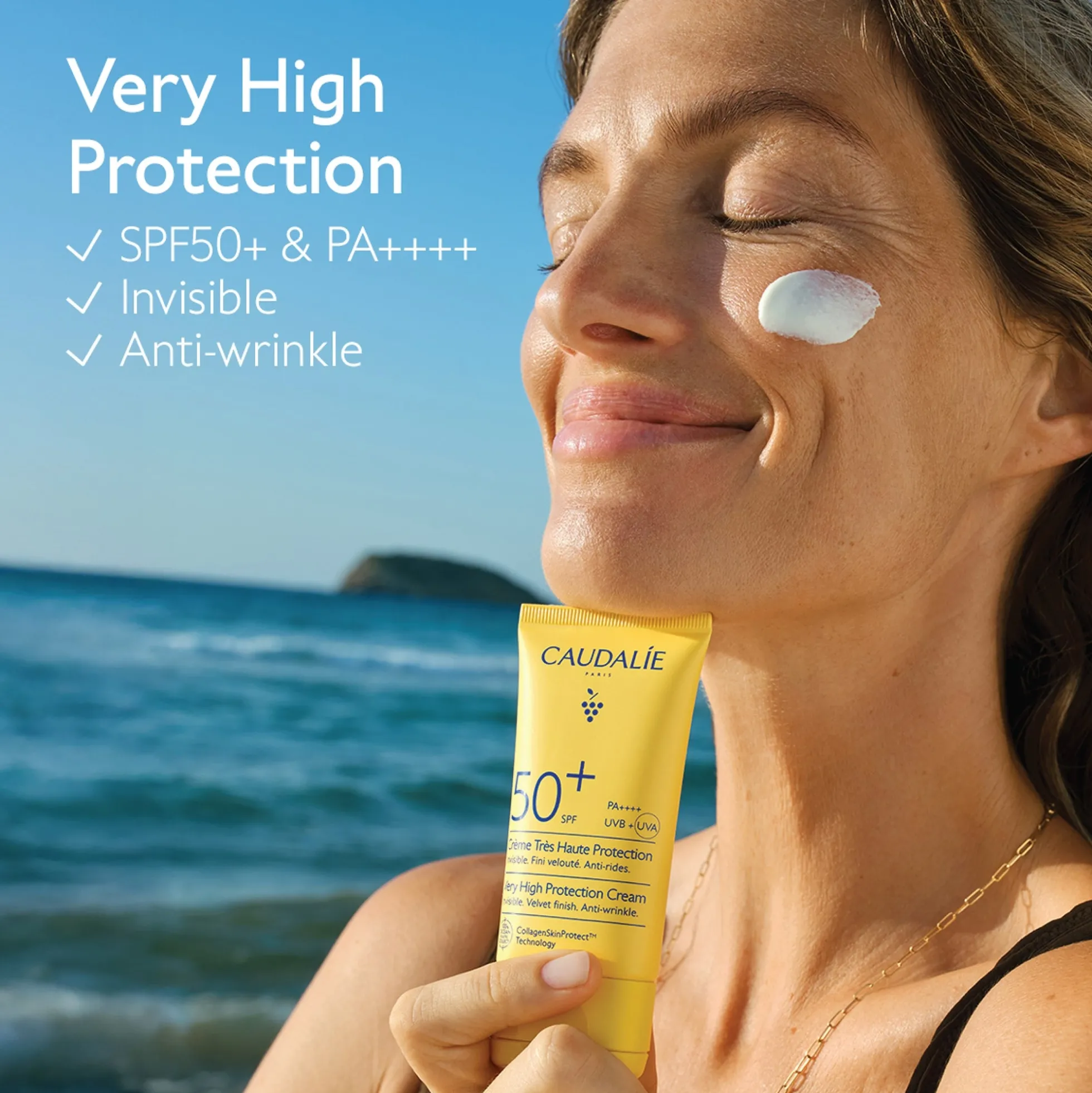 Caudalie Very High Protection Hydrating Invisible Sun Cream SPF50+ 50ml