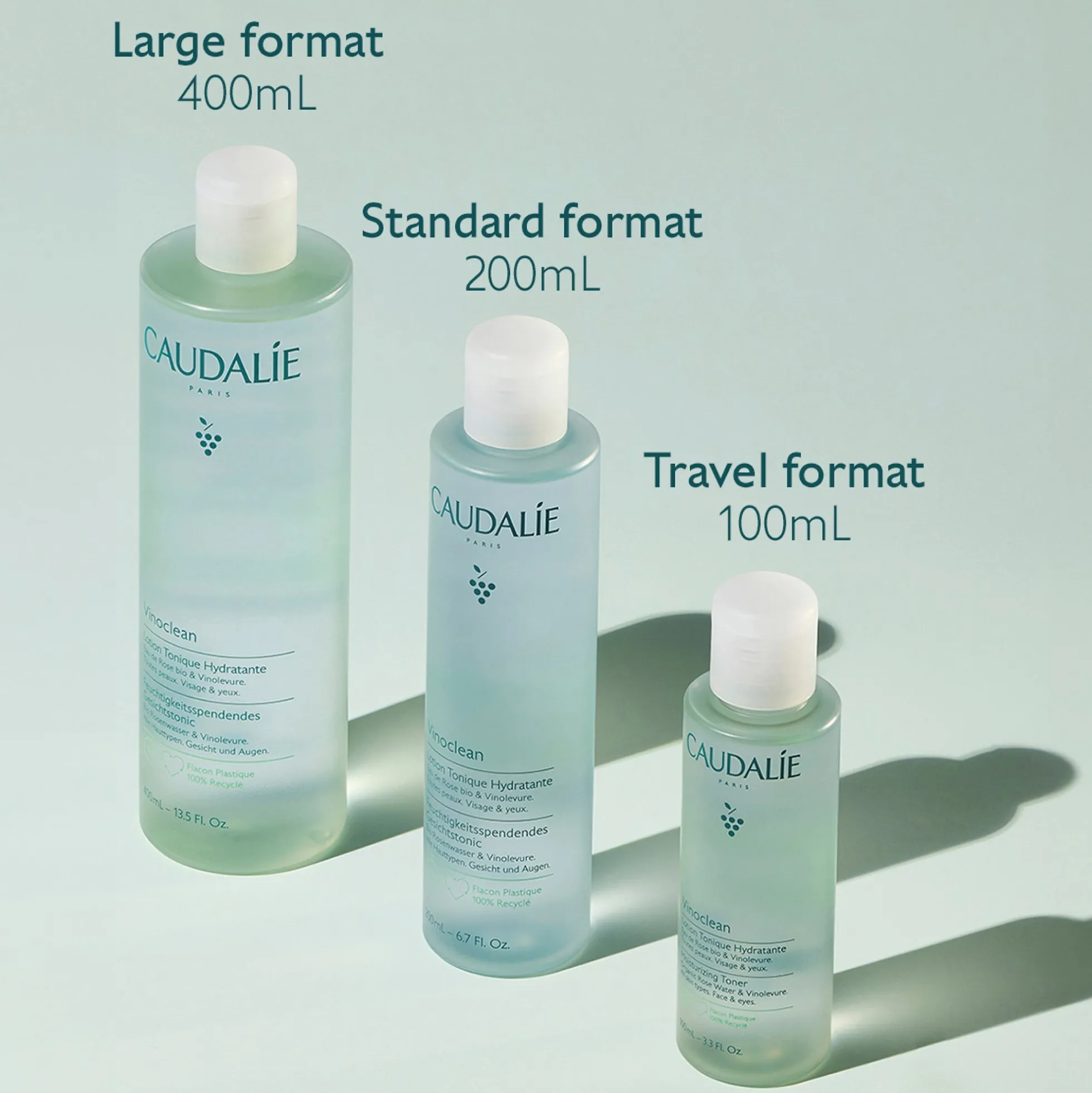 Caudalie Vinoclean Supersize Moisturising Toner 400ml (Worth £30.00)