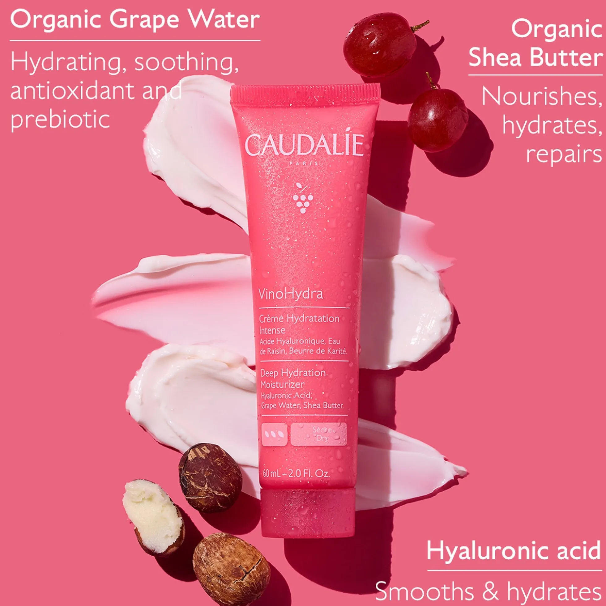 Caudalie VinoHydra S.O.S Deep Hydration Moisturiser 60ml