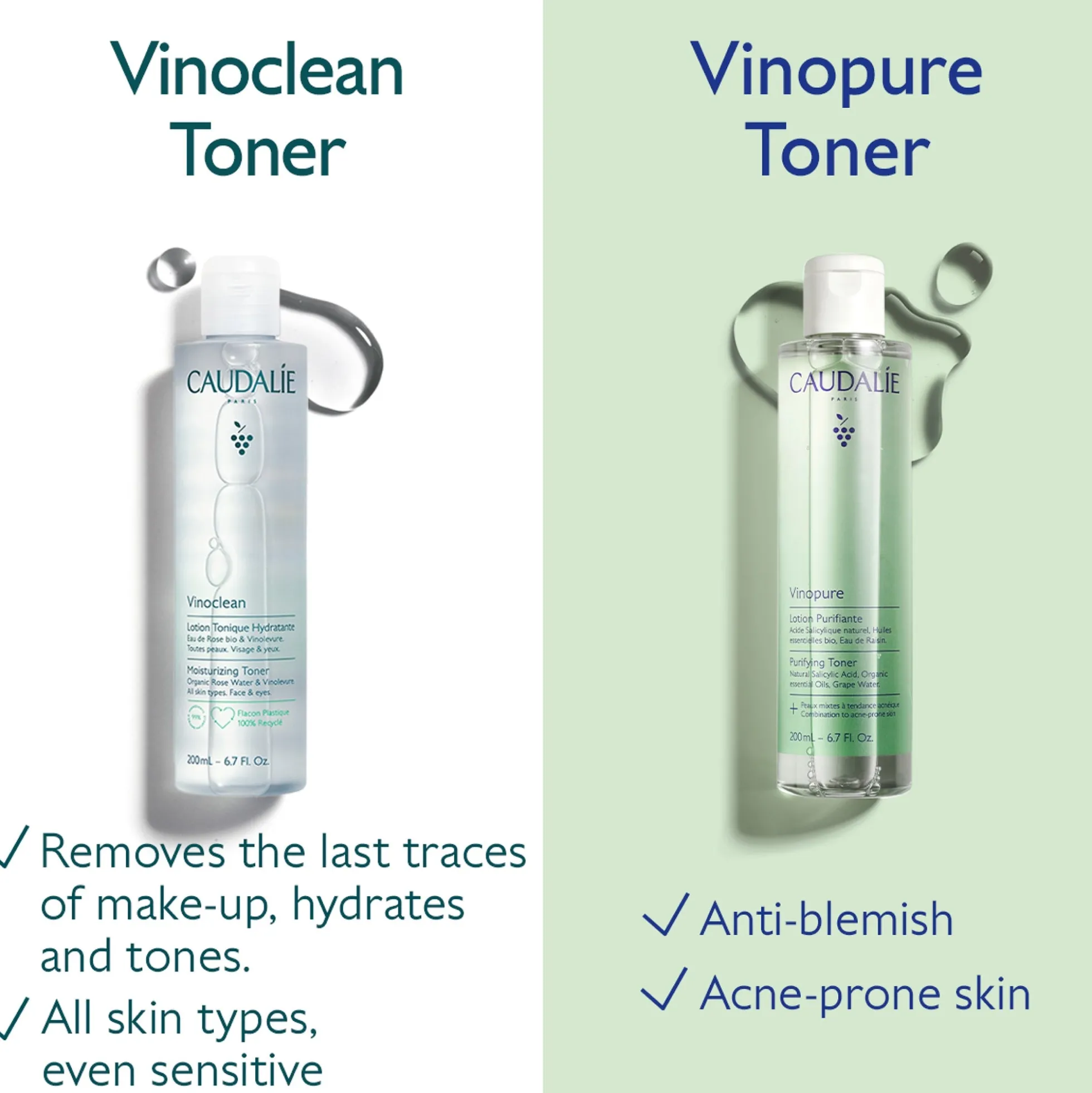 Caudalie Vinopure Purifying Toner 200ml