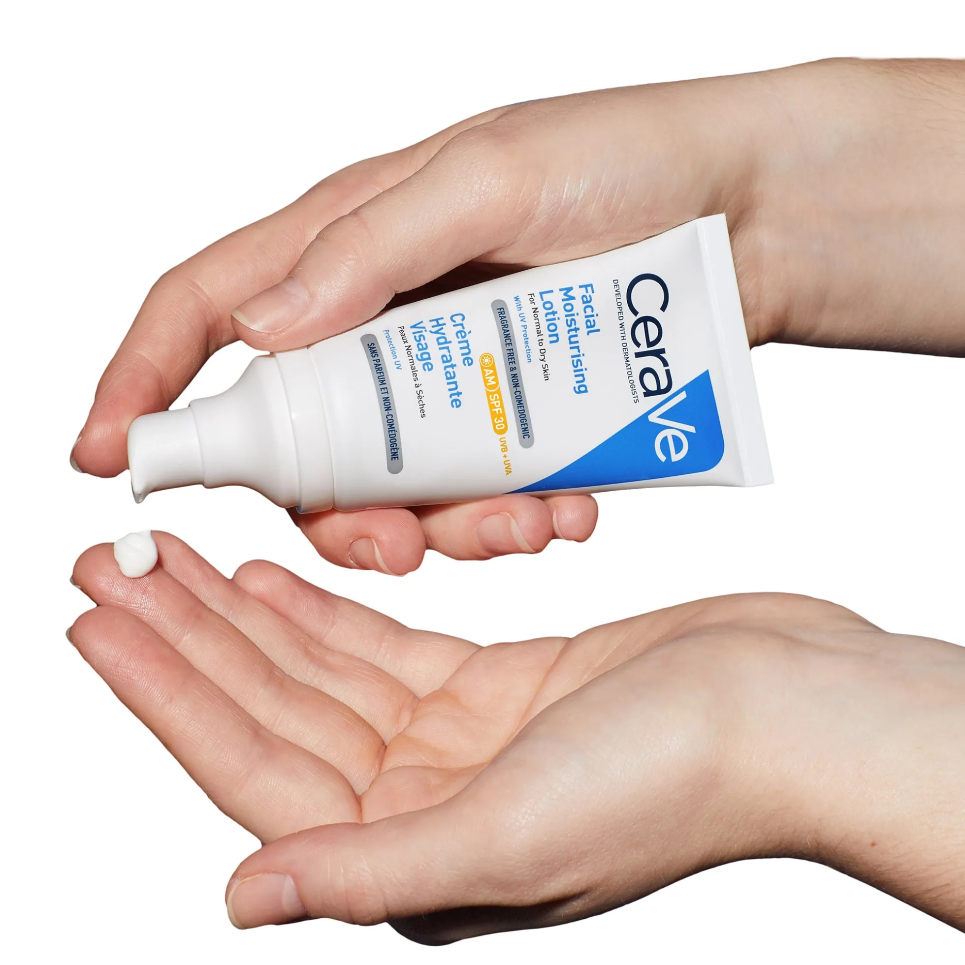 CeraVe AM Facial Moisturising Lotion SPF30 with Ceramides for Normal to Dry Skin 52ml
